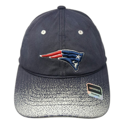 New England Patriots NFL Reebok Blue Size S/M Cap Speckled Brim Stretch Fit