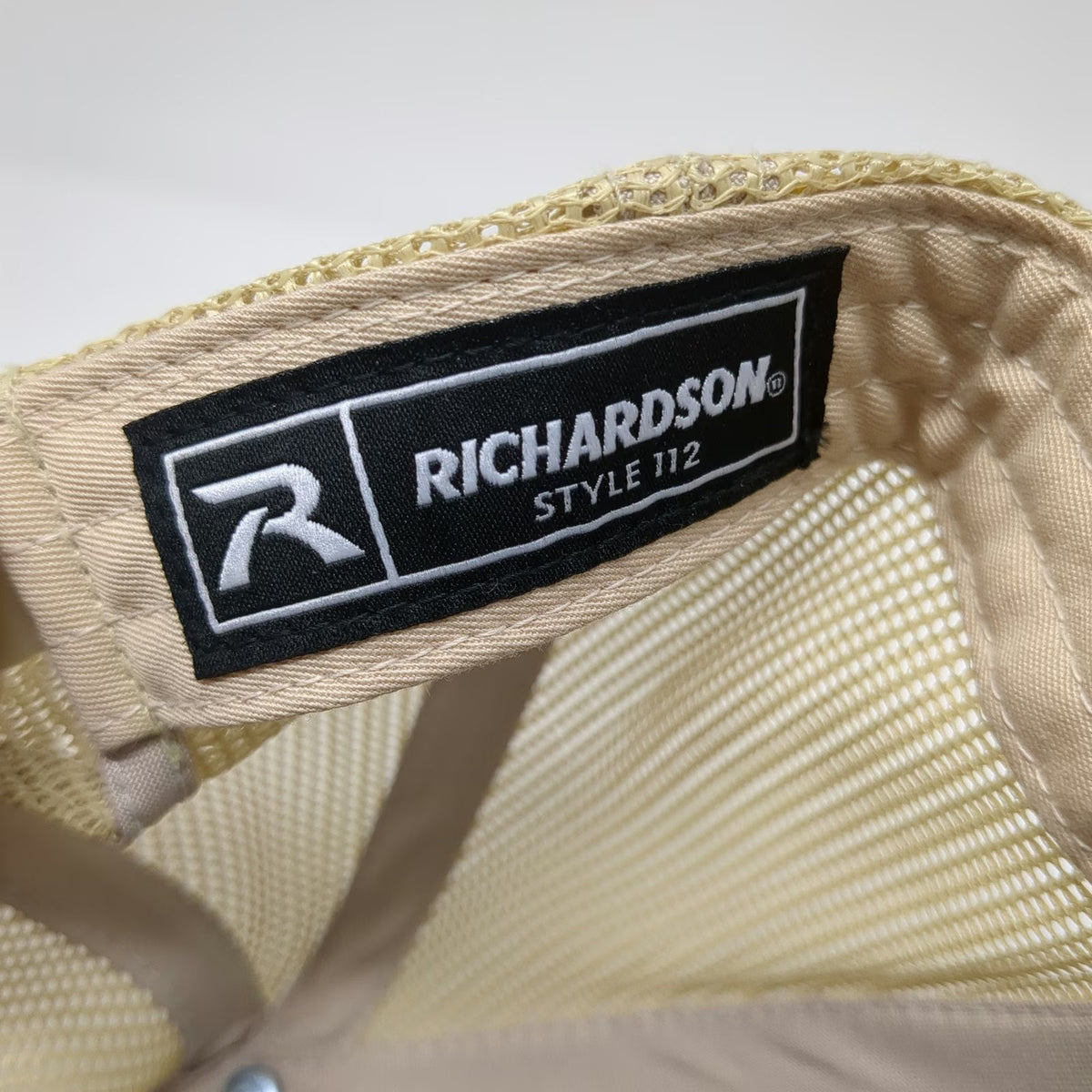 Richardson Trucker Hat Black One Size Pathway Builders Mesh Snapback Contrast