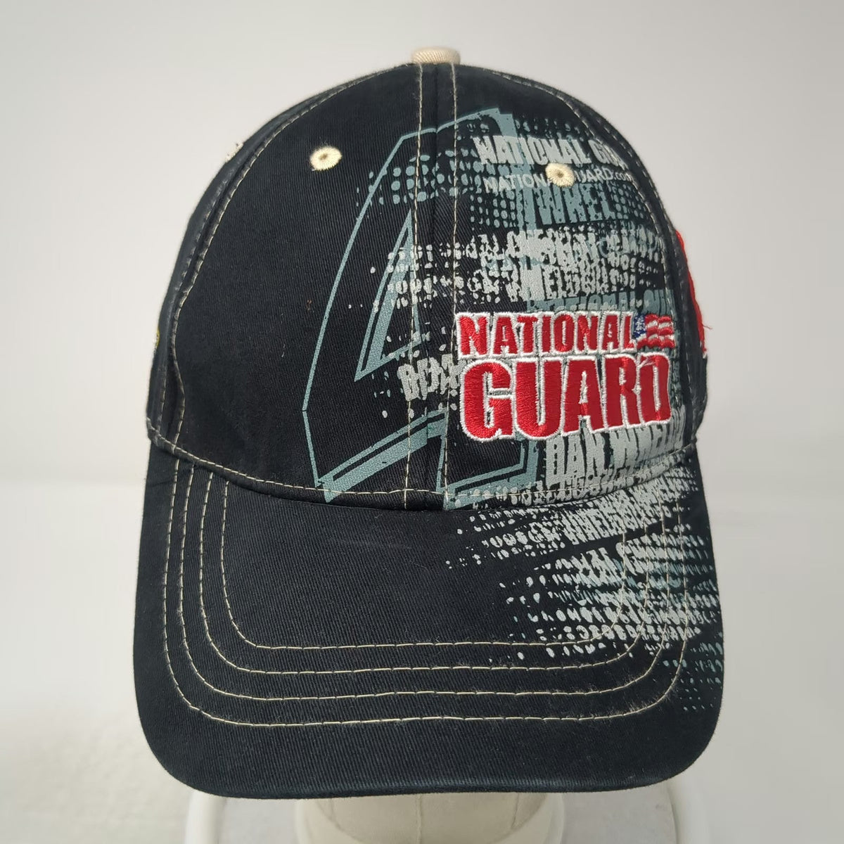 National Guard Racing Baseball Cap Black One Size Dan Wheldon #4 US Flag Hat