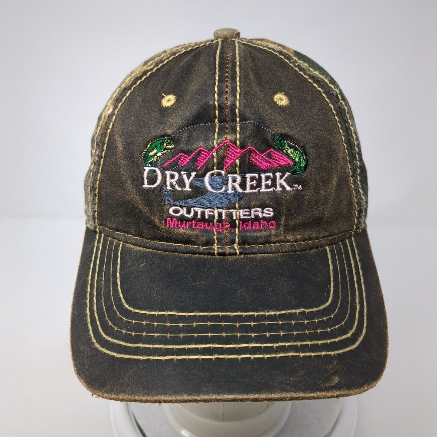 Dry Creek Outfitters Strapback Hat Camo One Size Hunting Port Authority
