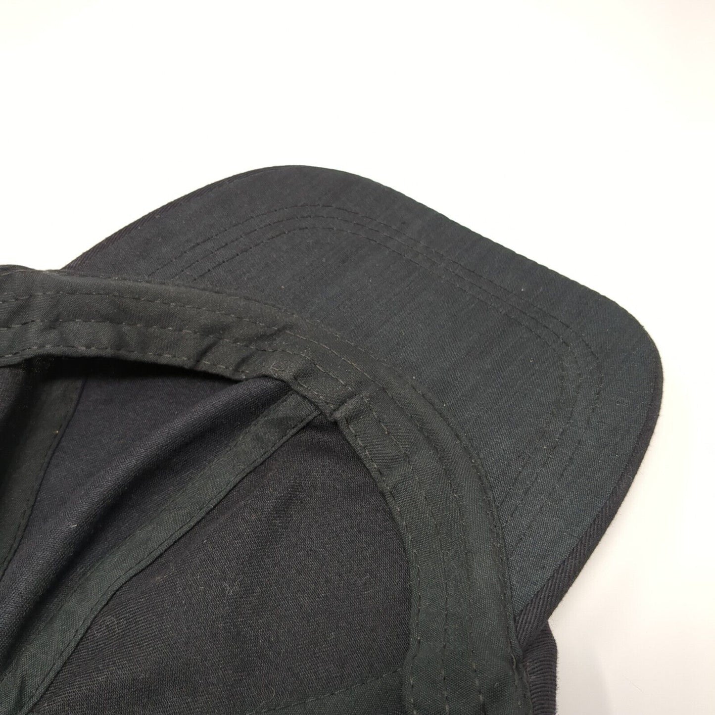 DYJ Strapback Hat Bun Ponytail Black One Size Adjustable Embroidered