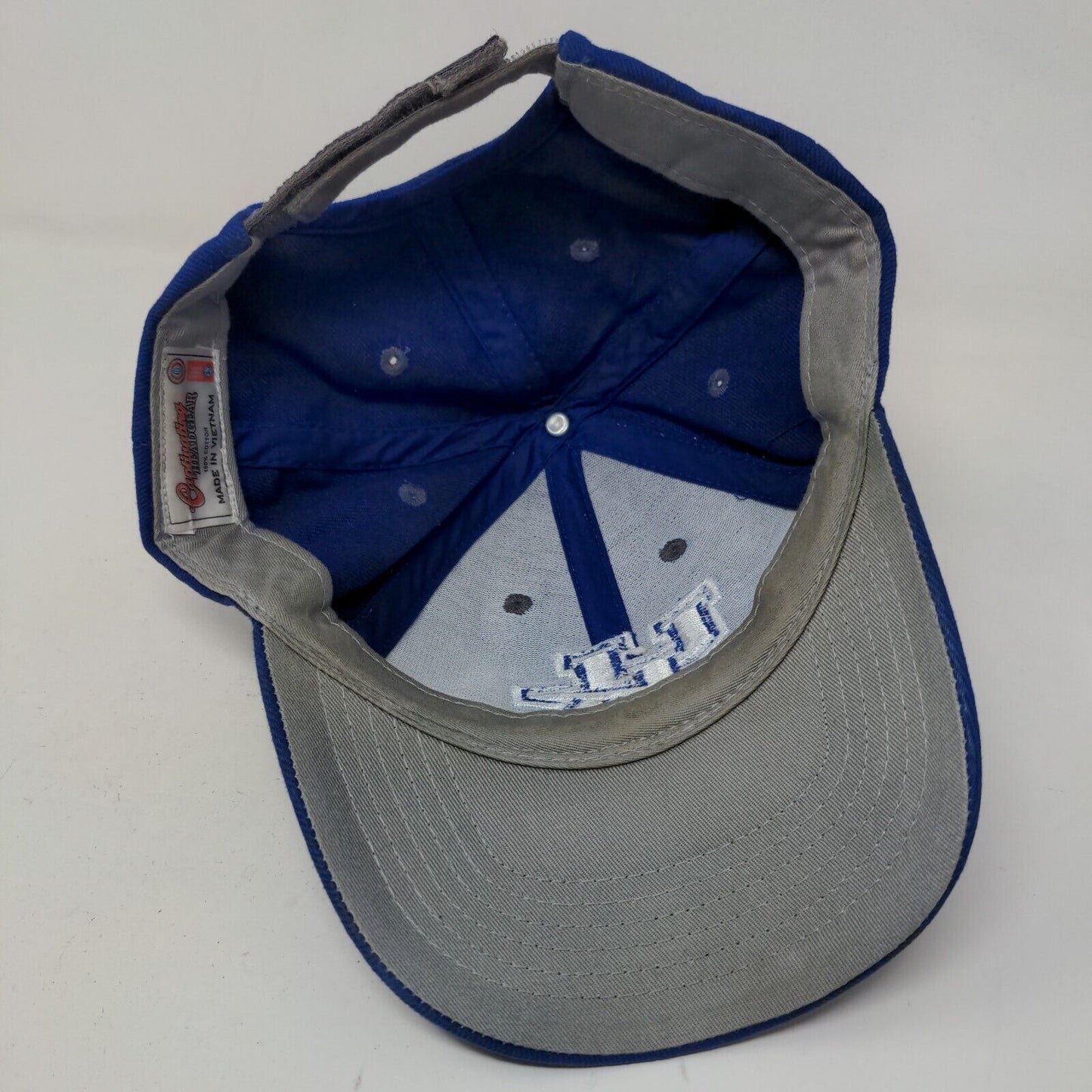 Captivating Headwear Men's Strapback Hat Blue Kentucky Wildcats Embroidered Logo