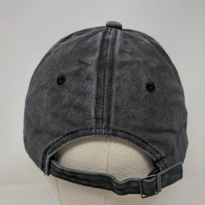 Bride Tribe Slideback Hat Gray One Size Embroidered Adjustable Cotton