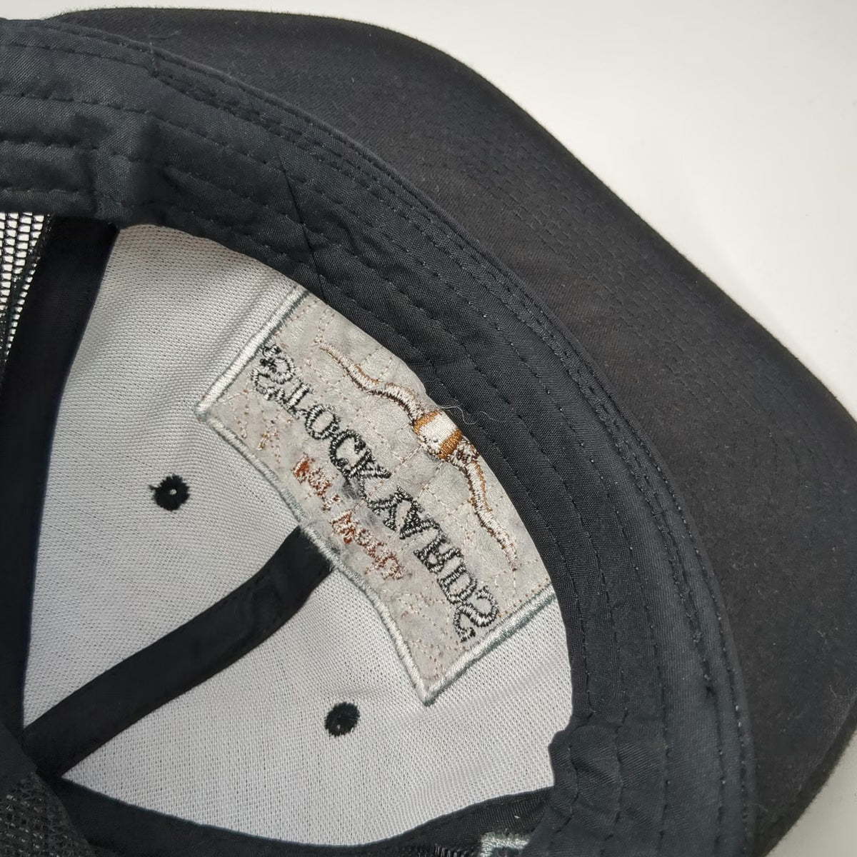 Hat Republic Trucker Hat Black One Size Fort Worth Stockyards Longhorn Snapback