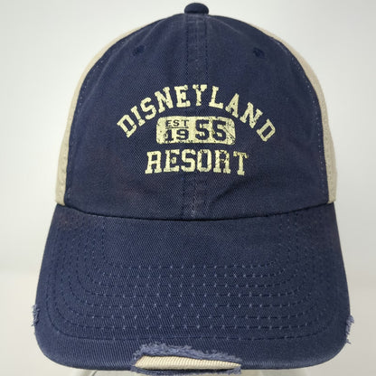 Disneyland Resort Baseball Cap Blue Beige One Size Cotton Slideback Graphic Hat