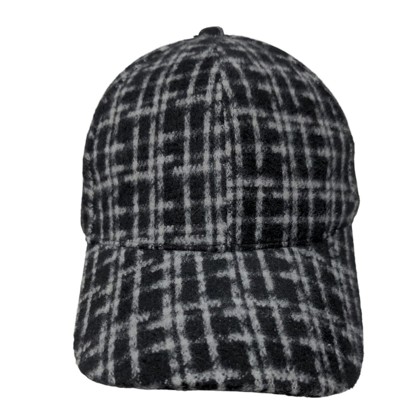 David And Young Strapback Hat Multicolor One Size Plaid 6 Panel