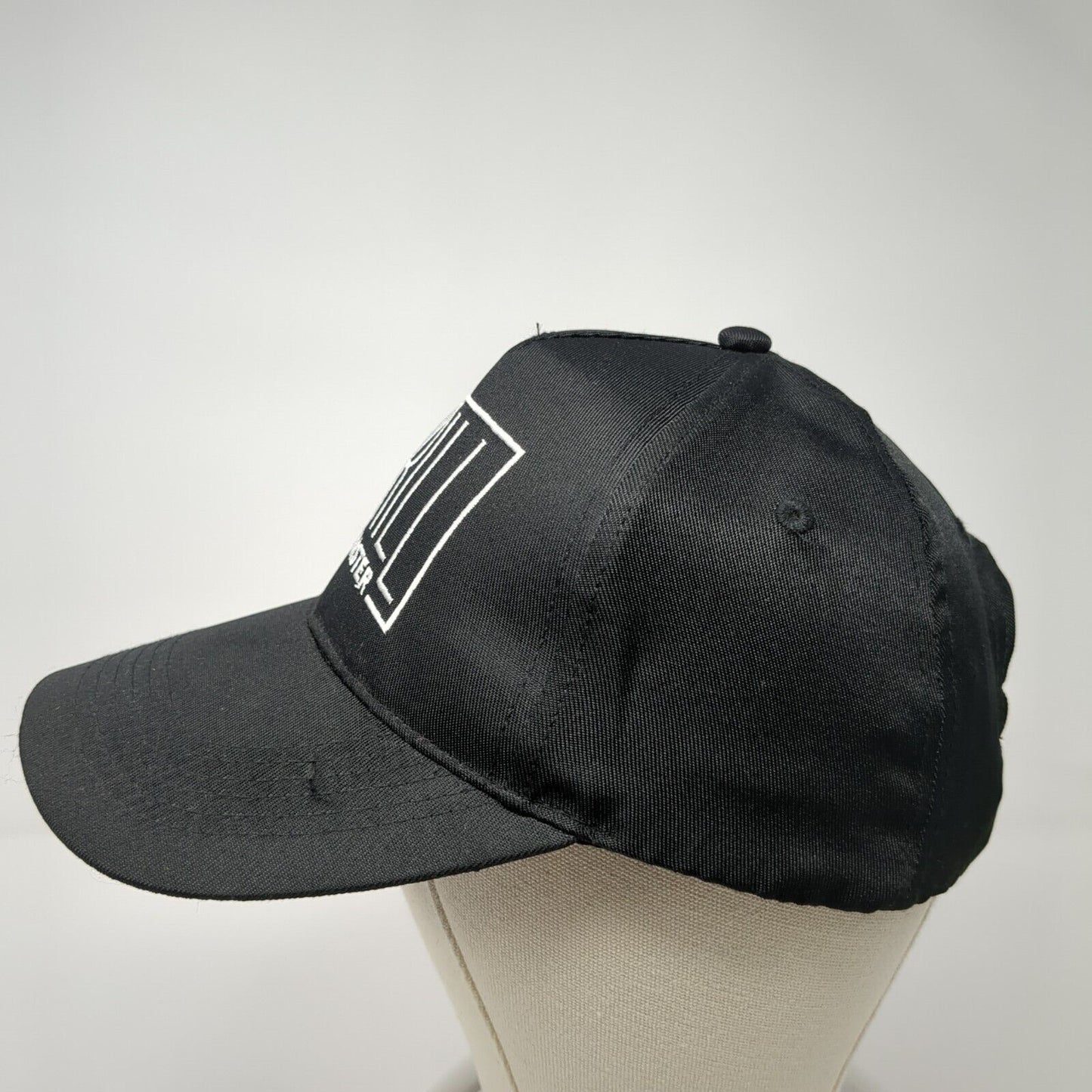 Grill Master Strapback Hat Black One Size Adjustable Embroidered 6 Panel Gertex