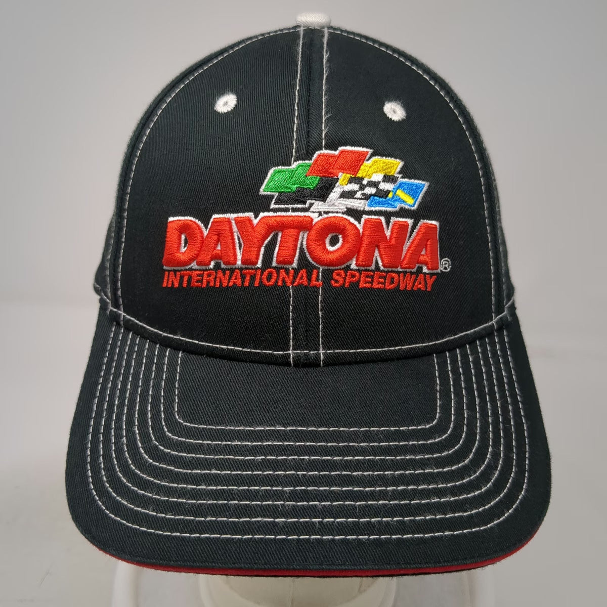 NASCAR Baseball Cap Black One Size Daytona International Speedway Racing Hat