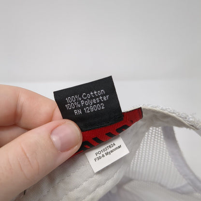 Parform Snapback Mesh Back Trucker Hat White OSFM Embroidered Otto