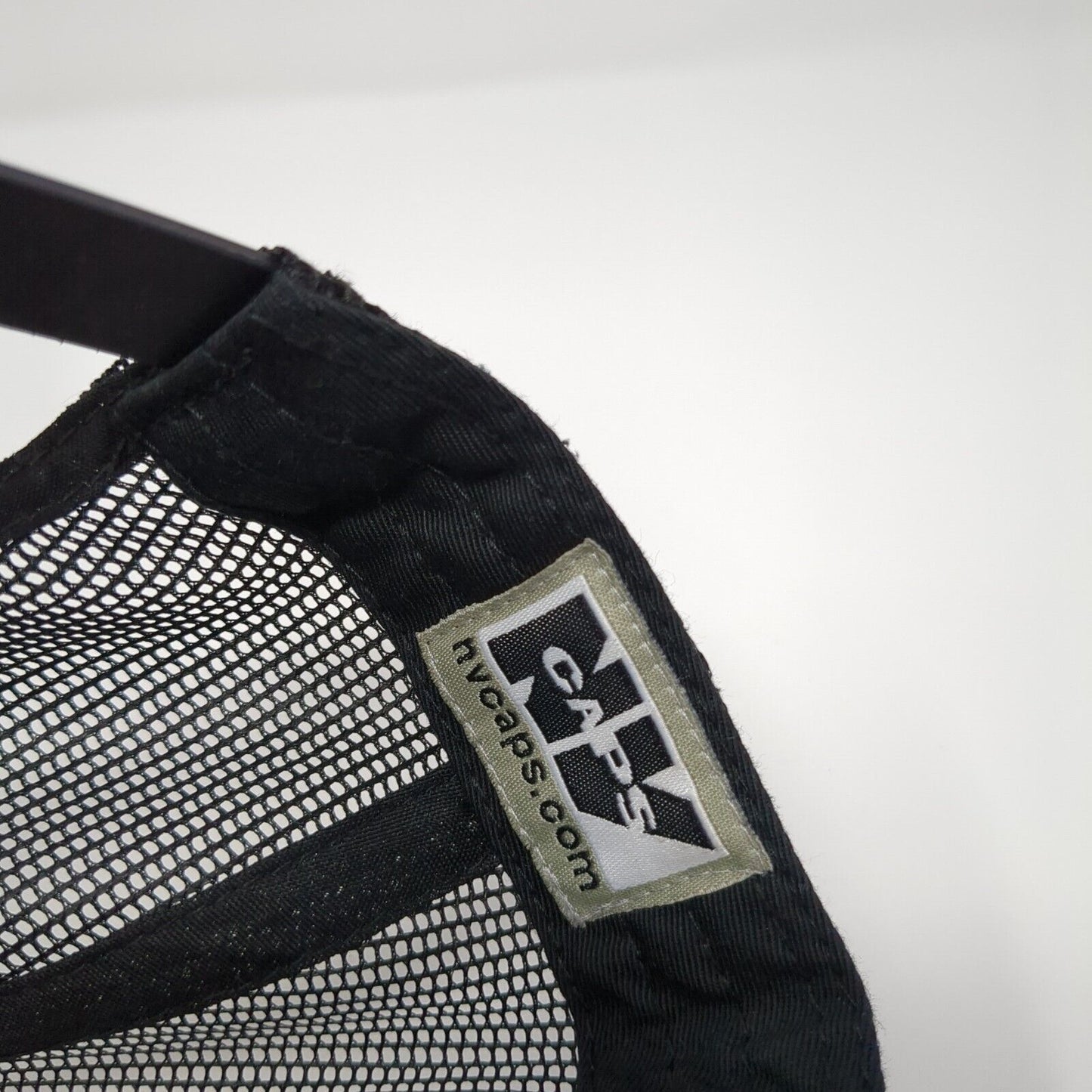 PARMA Snapback Trucker Hat Black One Size Adjustable Mesh Back NV Caps