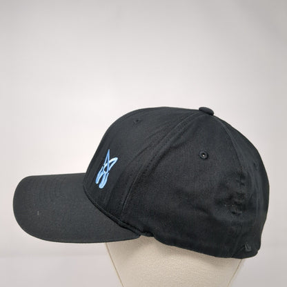 Spider Tech Fitted Hat Black 7 3/8-8 Flexfit Embroidered 430C Pacific Headwear
