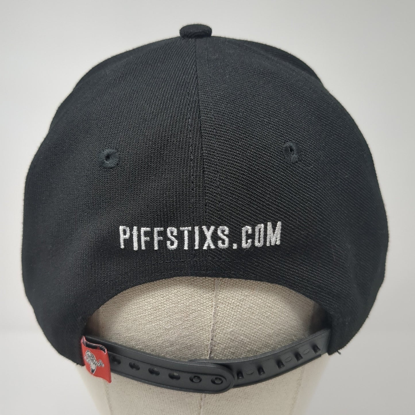 Piff Stixs Snapback Hat Black One Size Adjustable Embroidered 6 Panel