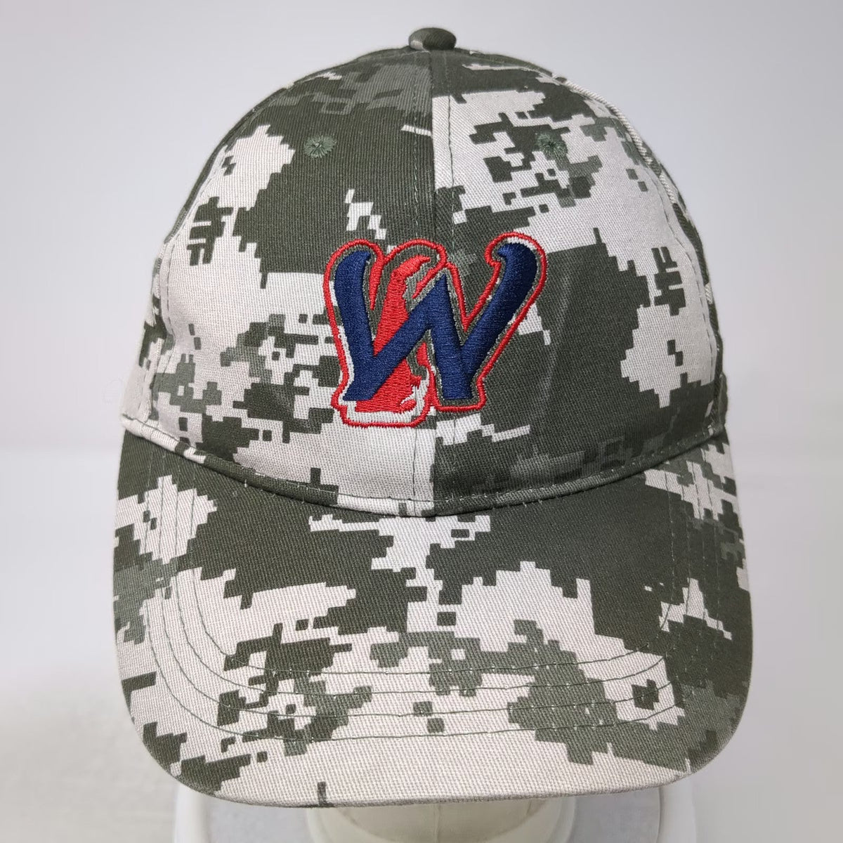 BWM Global Baseball Cap Green OSFM Digital Camo Coca-Cola W Eagle Logo Hat Strap