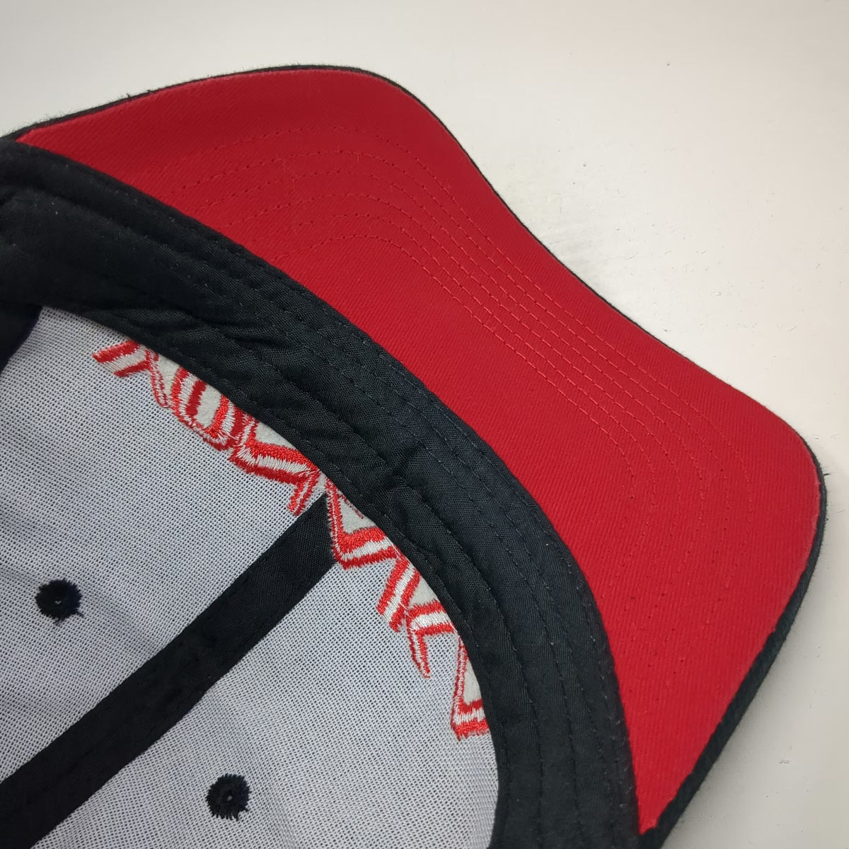 Yonaka Motorsports Baseball Cap Black One Size Strapback Red White Logo Hat