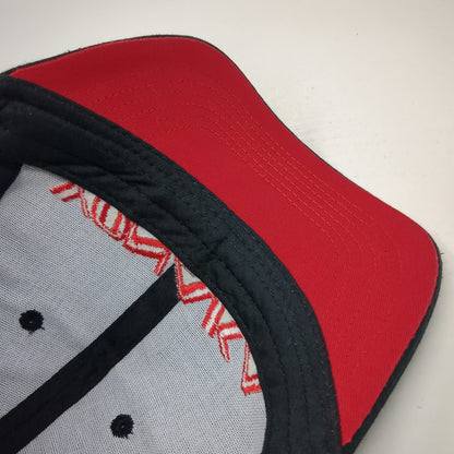 Yonaka Motorsports Baseball Cap Black One Size Strapback Red White Logo Hat