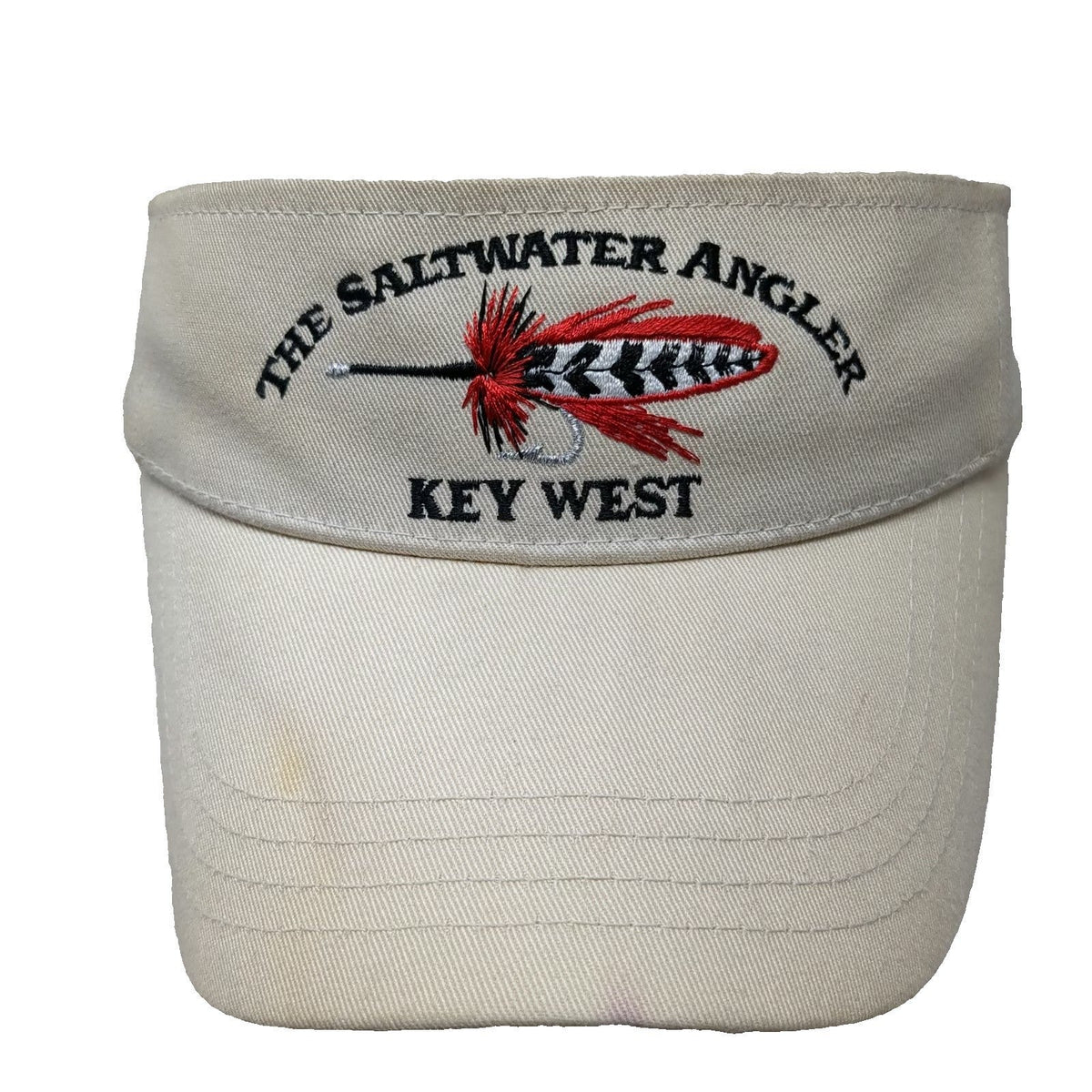 Imperial Visor Beige One Size The Saltwater Angler Key West Strapback Fly Hat