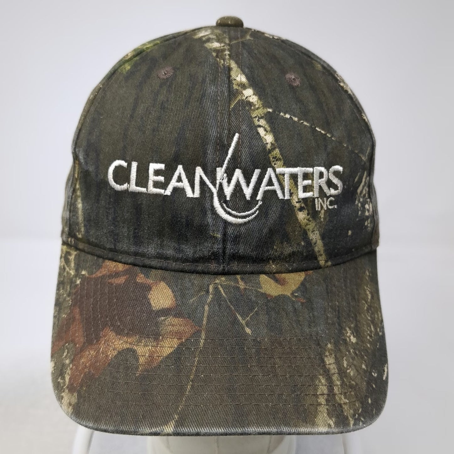 Outdoor Cap Snapback Green One Size Camouflage Clean Waters Inc Fishing Hat