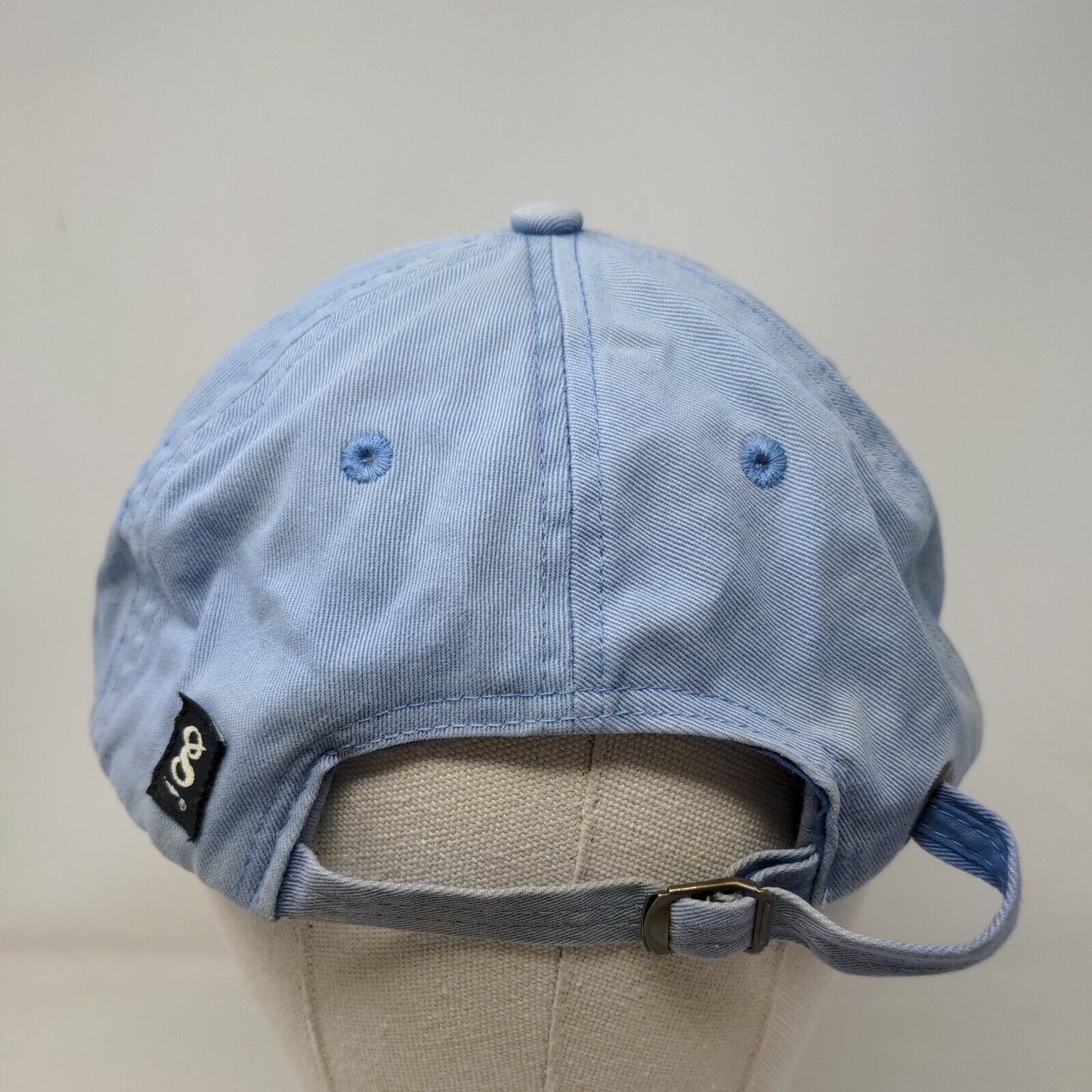 British West Indies Turks & Caicos Slideback Hat Blue One Size 6 Panel