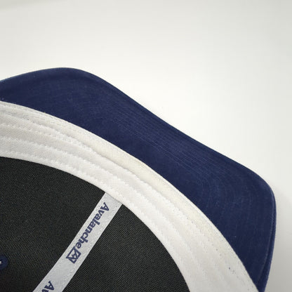 Avalanche Snapback Mesh Back Trucker Hat Blue One Size Adjustable