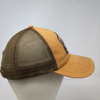 Royal Resortwear Baseball Cap Orange Brown One Size Yellowstone Geyser Mesh Hat