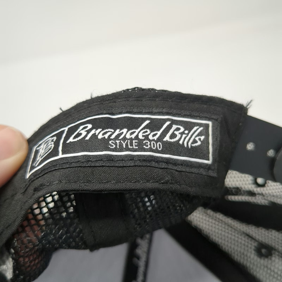 Branded Bills Trucker Hat Black One Size Mesh Back Snapback Front Runner Films