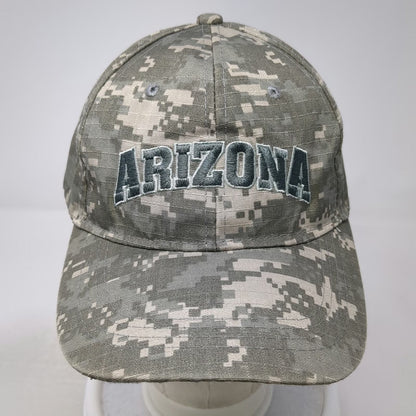 SNCO Baseball Cap Gray Green Beige One Size Arizona Digital Camo Embroidered Hat
