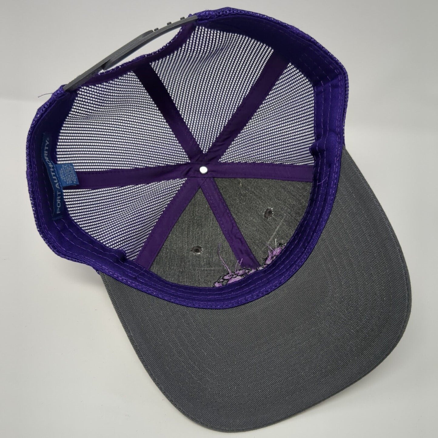 Two Owls Snapback Trucker Hat Multicolor OS Mesh Back Adjustable Port Authority