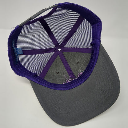 Two Owls Snapback Trucker Hat Multicolor OS Mesh Back Adjustable Port Authority