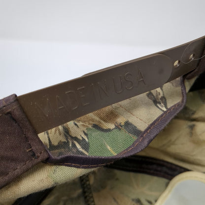 Alaska Oilfield System Services 5 Panel Brown Vintage Camo Made in USA Hat