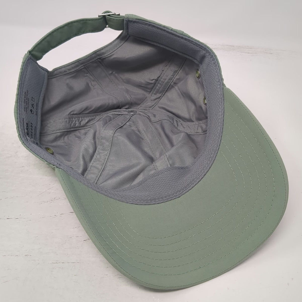 Adidas Baseball Cap Green OSFM AEROREADY Nylon Performance Adjustable Hat Logo