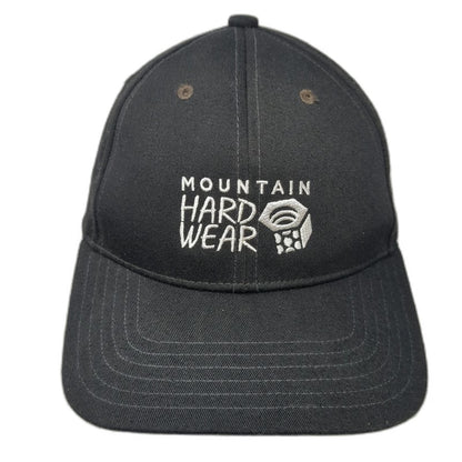 Mountain Hardwear Snapback Black One Size Hat Embroidered Logo Recycled Brim