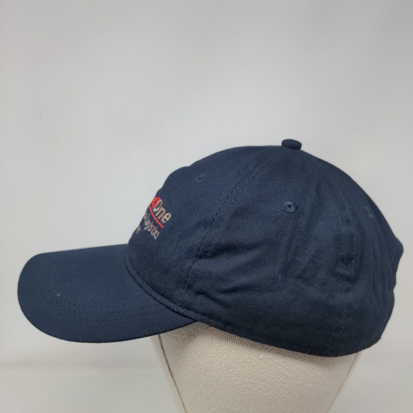 Road One Intermoda Logistcs Strapback Hat Blue One Size Cotton Port & Company