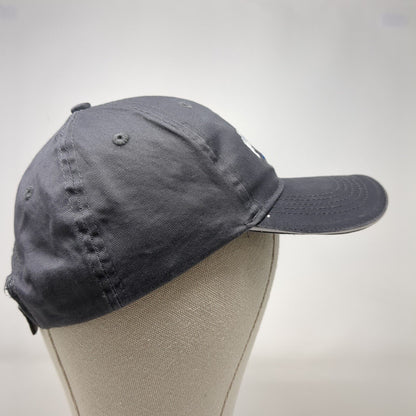 Alaska Strapback Hat Gray OSFM Adjustable Embroidered Solid ACE USA