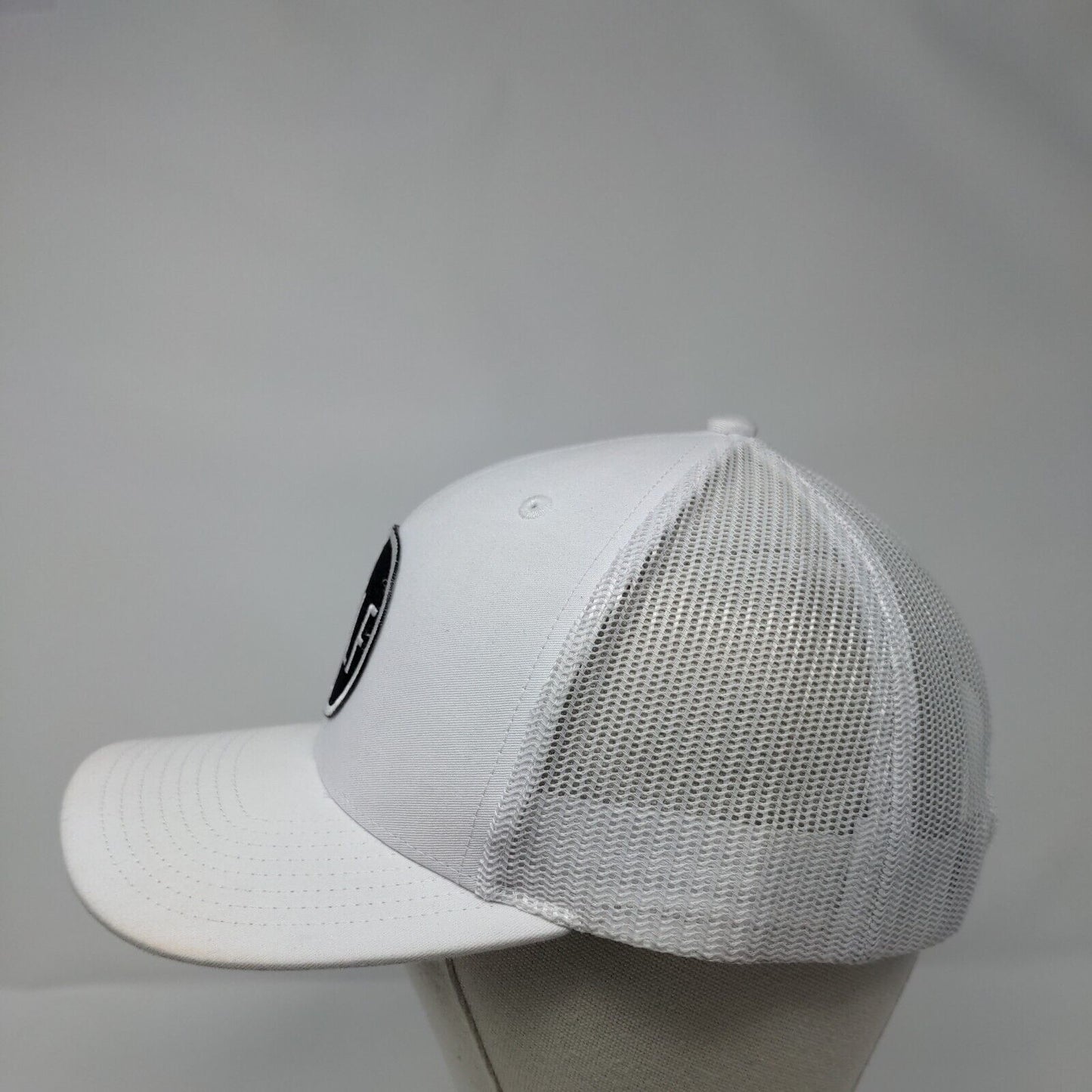 Golf Patch Snapback Mesh Back Trucker Hat White One Size Richardson