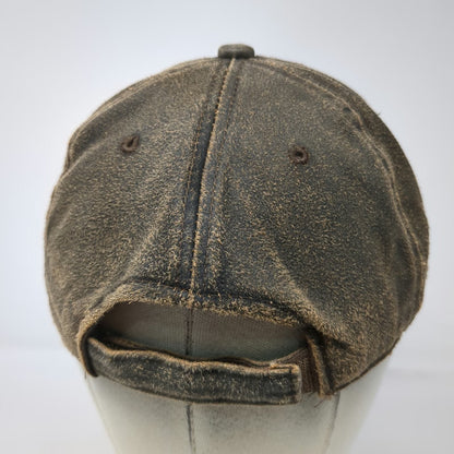 Outdoor Cap Baseball Cap Brown One Size Distressed Idaho Deer Strapback Hat