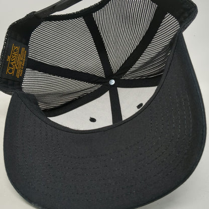 Yupoong Trucker Hat Black One Size Idaho Six Brothers Framing Mesh Snapback