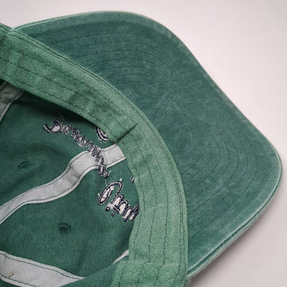 Panama City Beach Strapback Hat Green One Size Adjustable Shade Shack