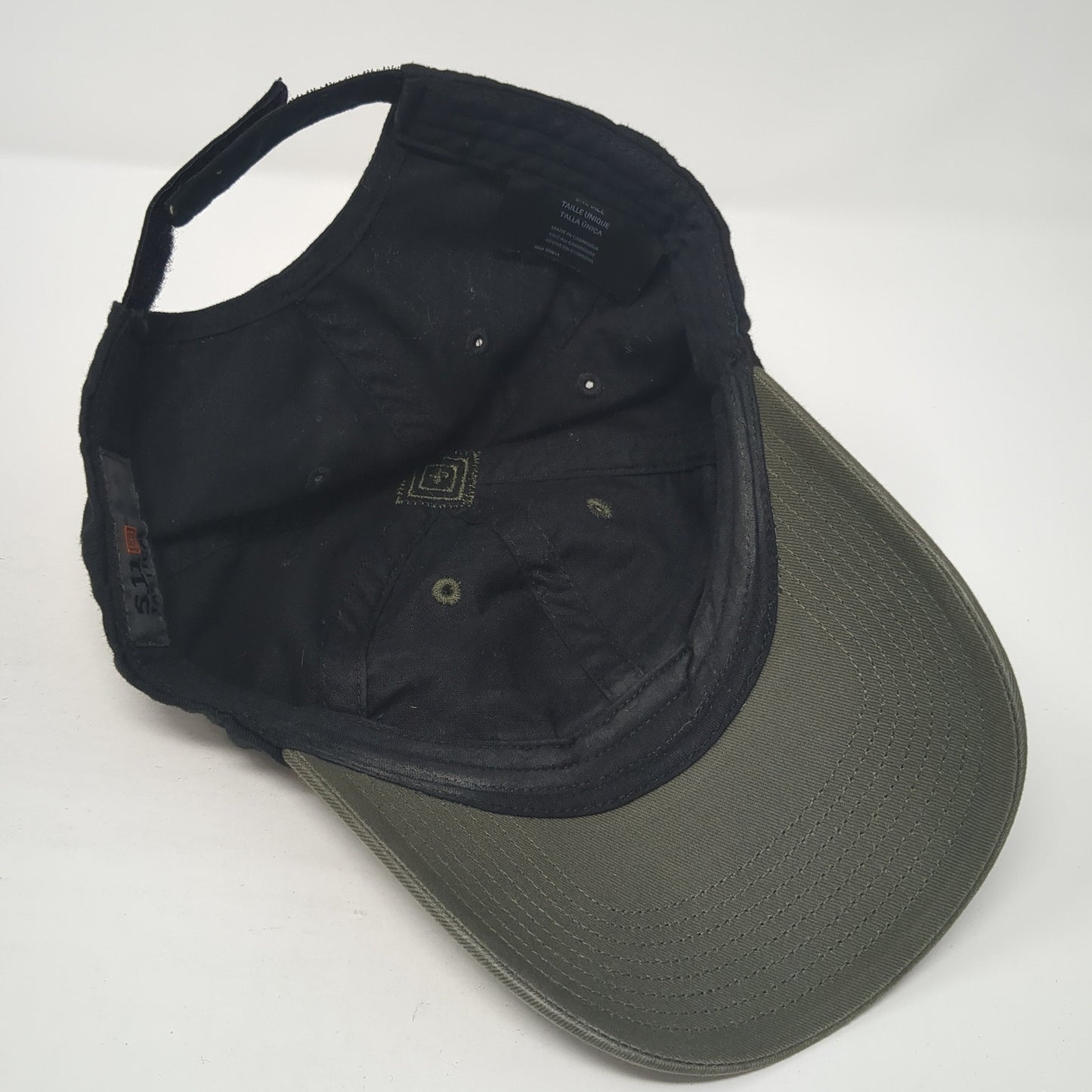 5.11 Tactical 2017 Strapback Hat Green One Size Adjustable Colorblock