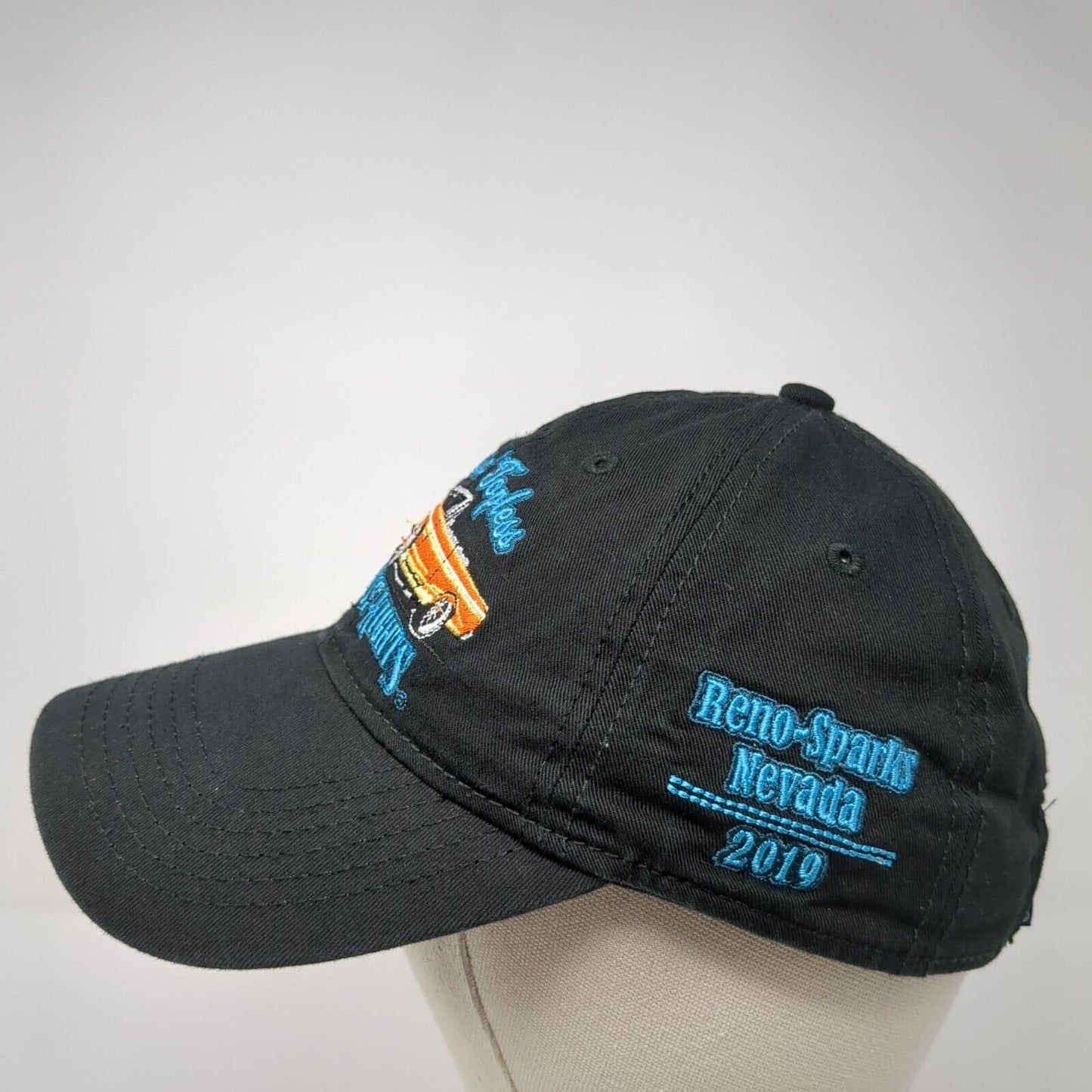 Cruisin' Topless Hot August Night Strapback Hat Black One Size Car