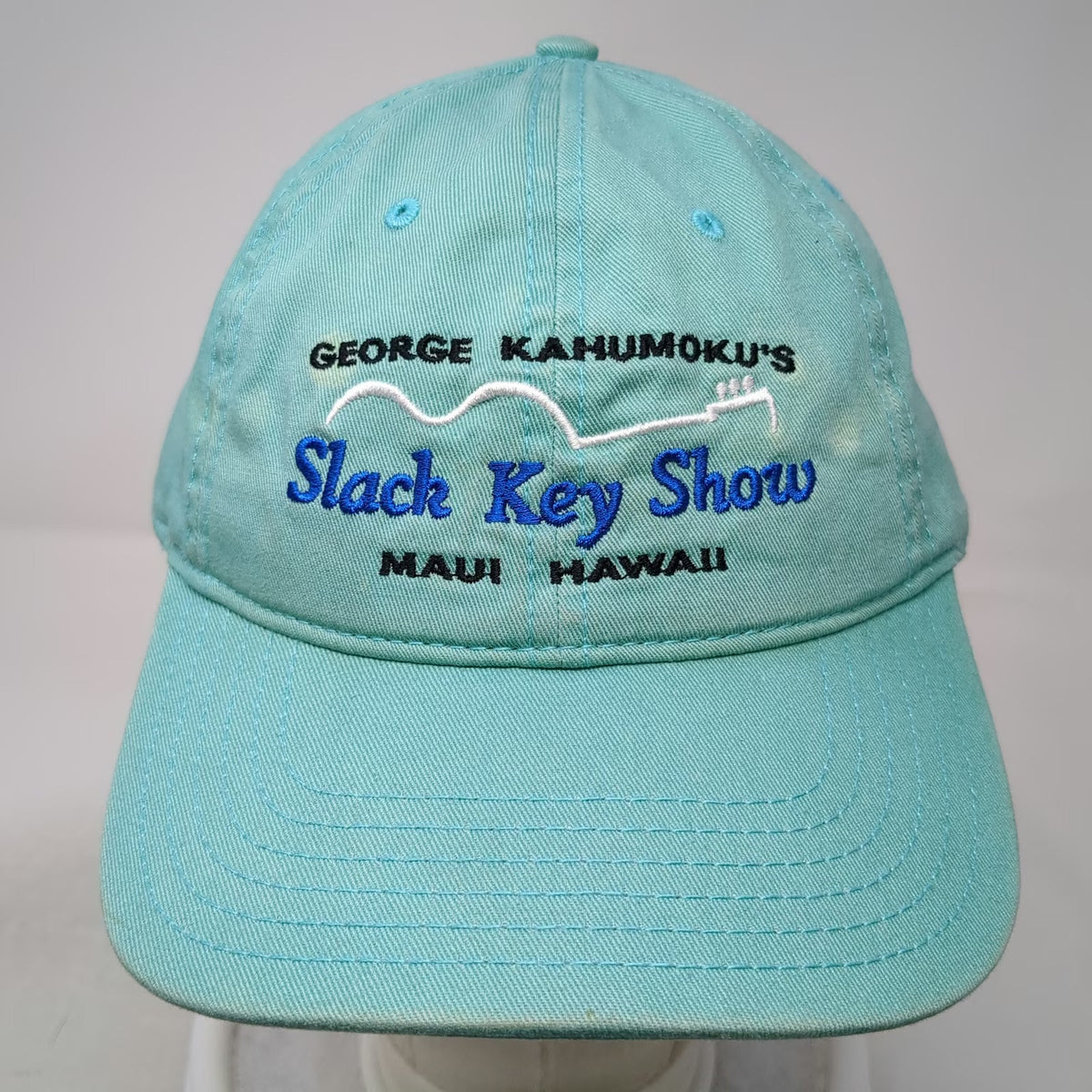 OTTO Baseball Cap Blue One Size Adjustable Maui Hawaii Slack Key Show Hat