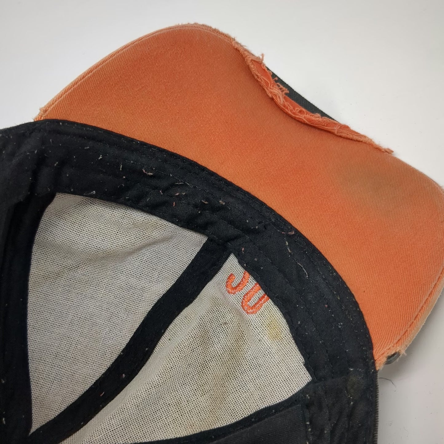 Harley-Davidson Baseball Cap Black Orange One Size Road Tour Racing Stripes Hat