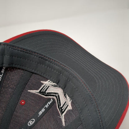 Cougars Strapback Hat Red M-L Embroidered Logo Richardson Pulse PTS 14