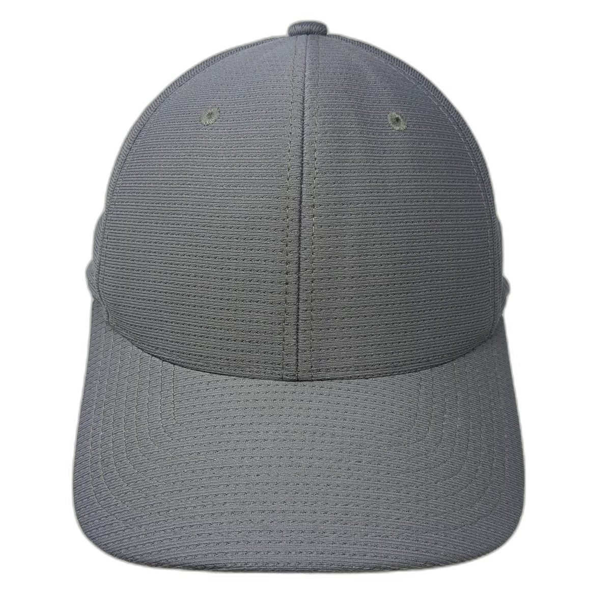 TravisMathew Baseball Cap Gray XL Flexfit Textured Side Logo Back Script Hat