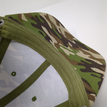 Unbranded Slideback Hat Camouflage One Size Adjustable Blank 6 Panel