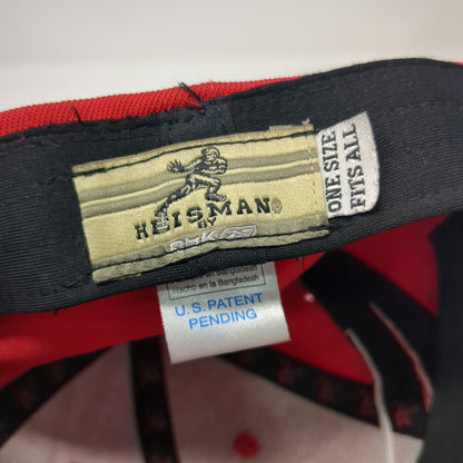 Reebok Georgia Bulldogs NCAA Hat Red Black White OSFM Grandpa Heisman Stretch