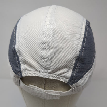 Avia Strapback 5 Panel Cap White One Size Adjustable Lightweight Embroidered