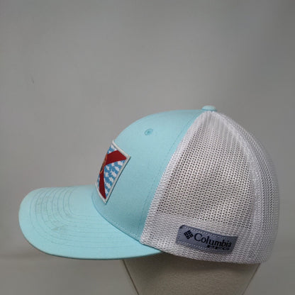 Great Seal of The State of Florida Fitted Mesh Back Trucker Hat Blue L/XL