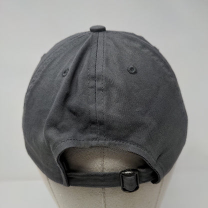 Cabela's Club Slideback Hat Gray OSFM Adjustable Embroidered Logo 6 Panel