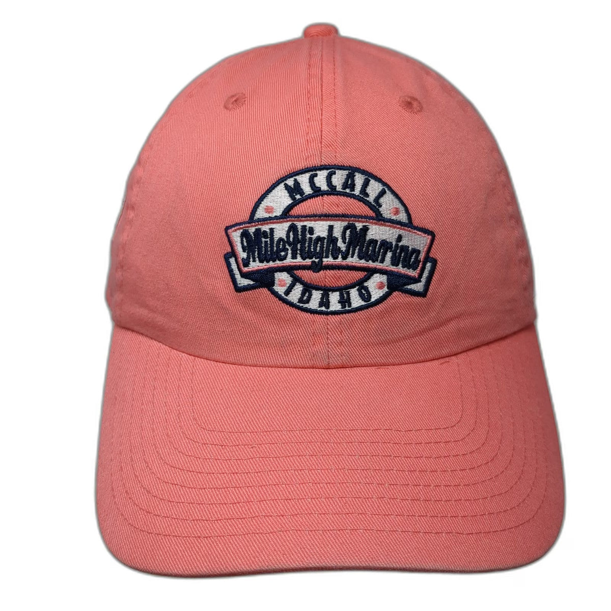 Ahead Mile High Marina McCall Idaho Pink One Size Baseball Cap Slideback Hat