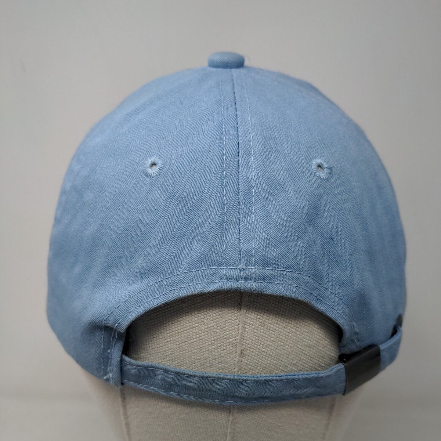 Unbranded Men's Slideback Hat Blue Adjustable Embroidered New York Logo Cotton